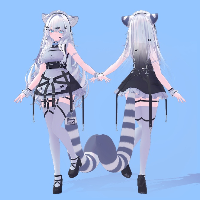 オリジナル3Dモデル「瑞希」メニューギミック搭載