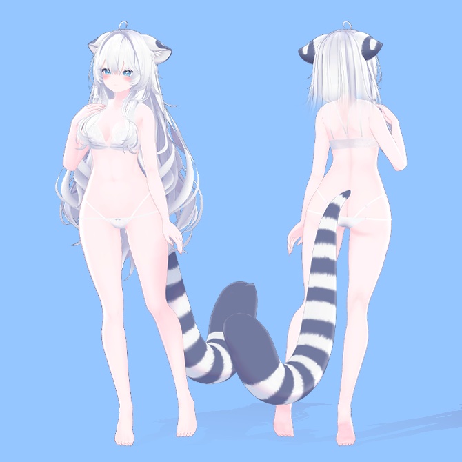 オリジナル3Dモデル「瑞希」メニューギミック搭載