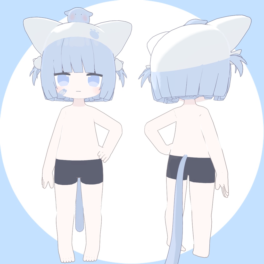 【BlackFriday期間限定再販】オリジナル3Dモデル「一ノ瀬-ichinose」【50%オフ2000→1000円】