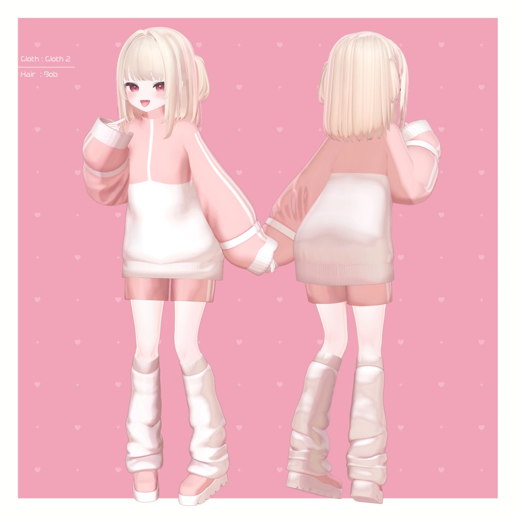 オリジナル3Dモデル「りりか」-ririka-