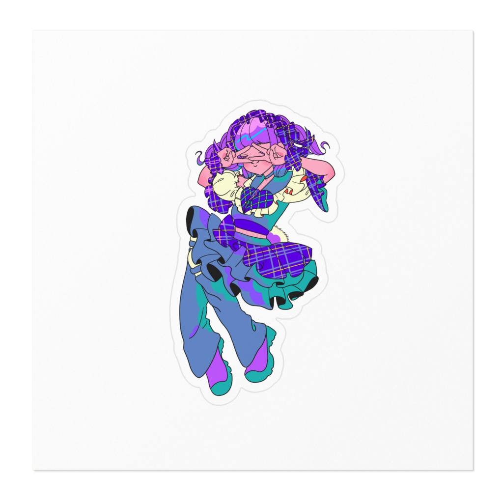 末よろ。ステッカー【紫ノあんじゅ】