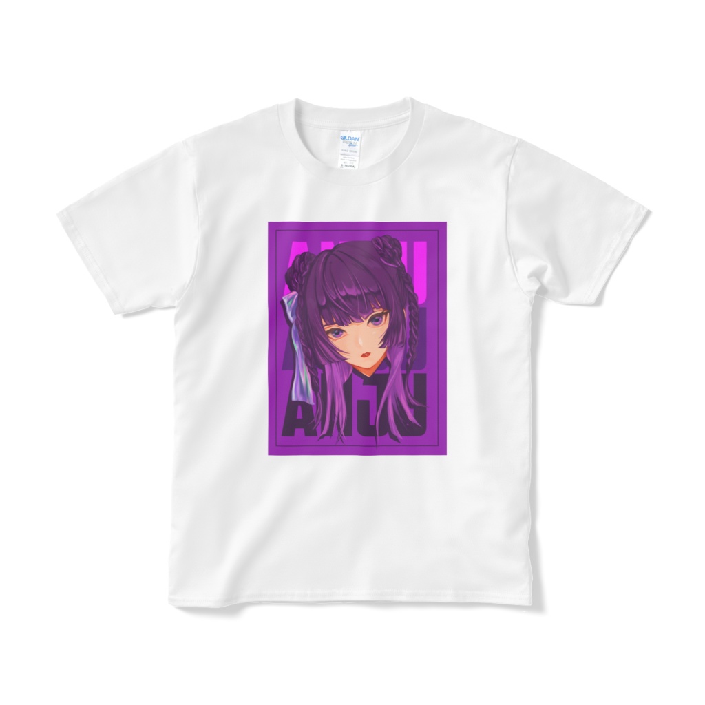 紫ノあんじゅ-BIKA自画像v01_Tシャツ白
