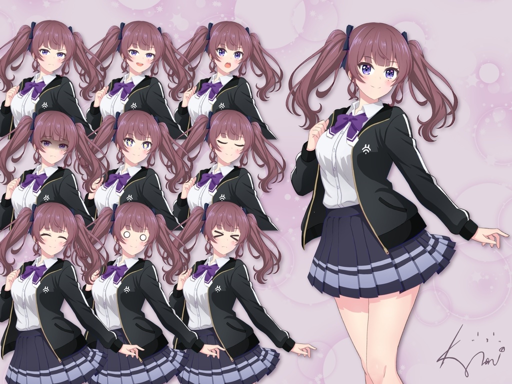 浅利制作室式夏色花梨立ち絵