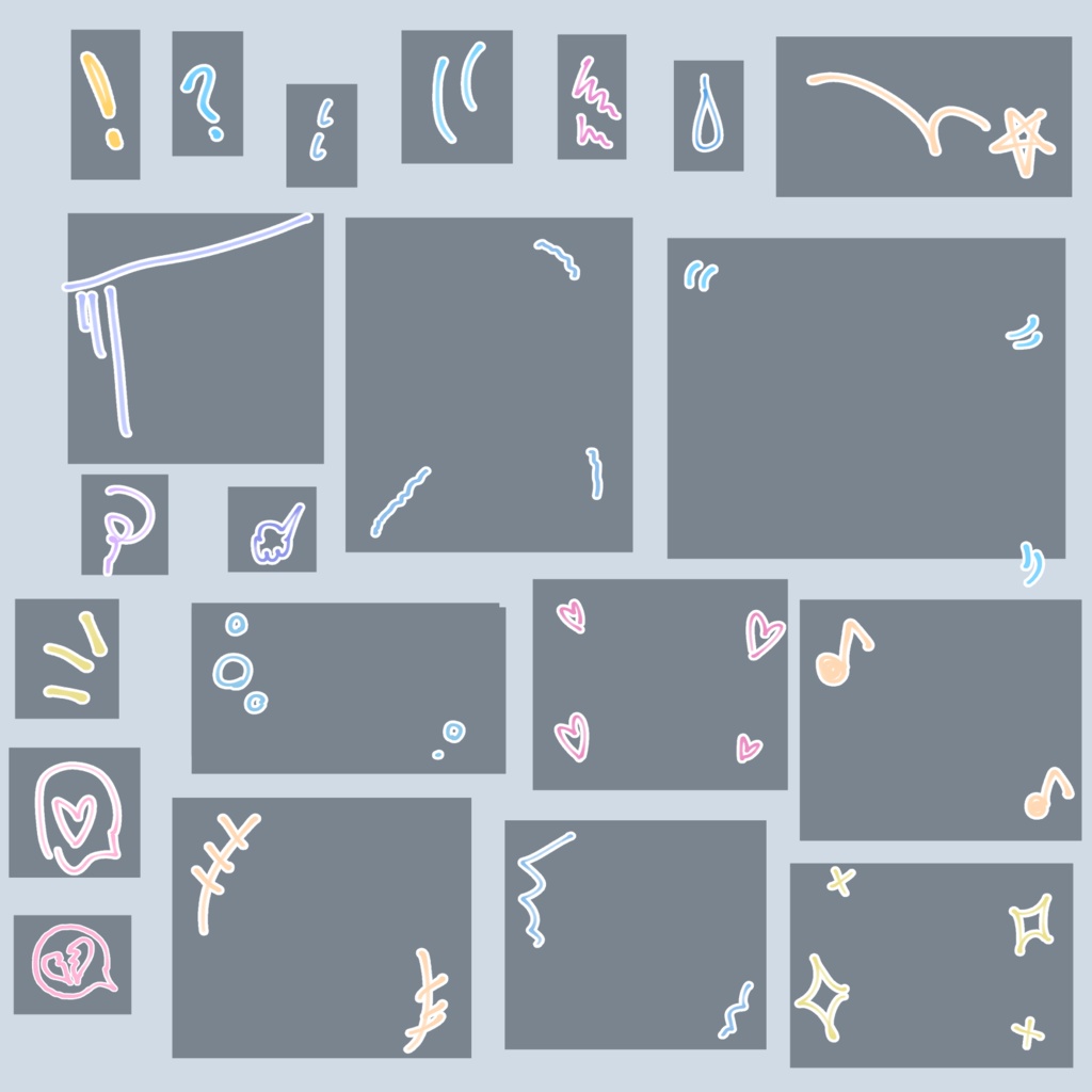 【立ち絵素材】雪うさぎの魔法使い【表情差分19種&表情マーク21種付き】