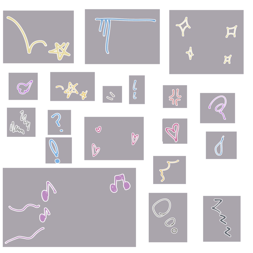 【立ち絵素材】星空のバレエ風少女【表情差分17種&表情マーク19個付き】