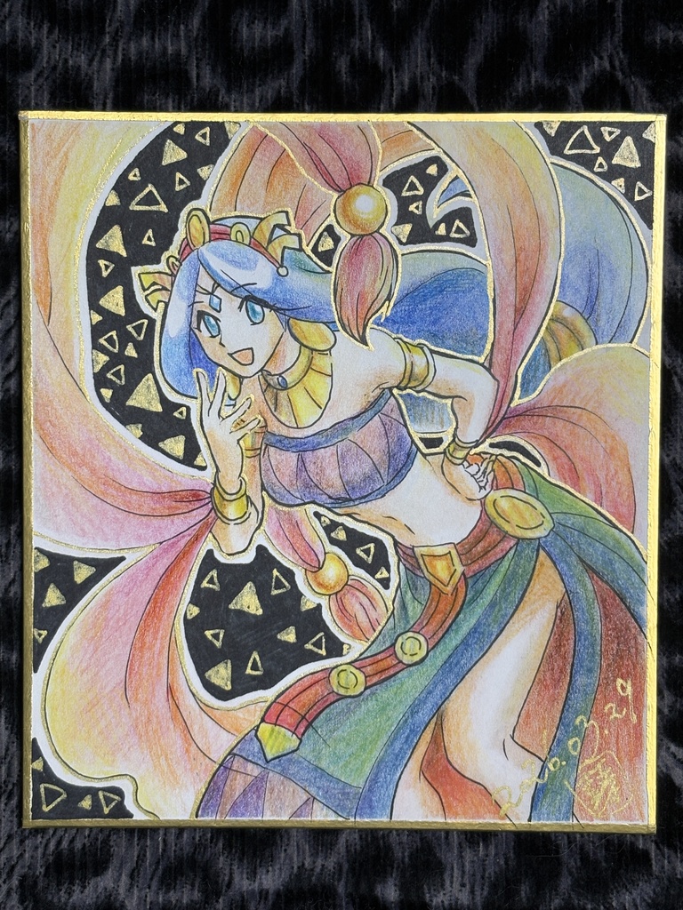 【天外魔境ミニ色紙】阿国