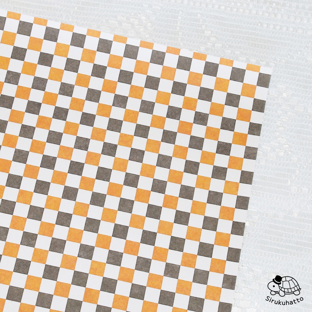 三毛猫カラーのデザインペーパー|タイル柄