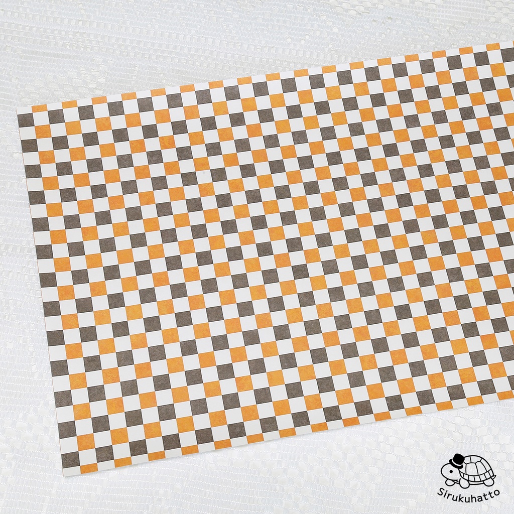 三毛猫カラーのデザインペーパー｜タイル柄