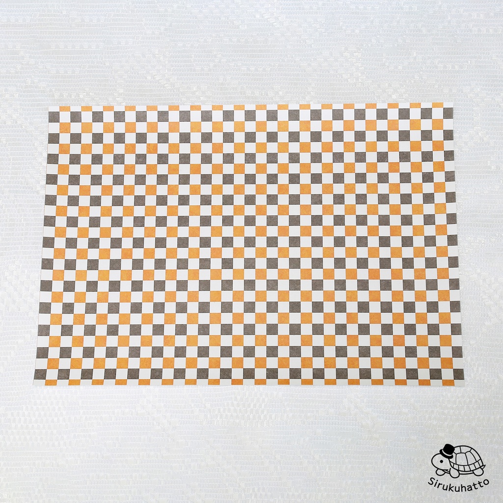 三毛猫カラーのデザインペーパー|タイル柄