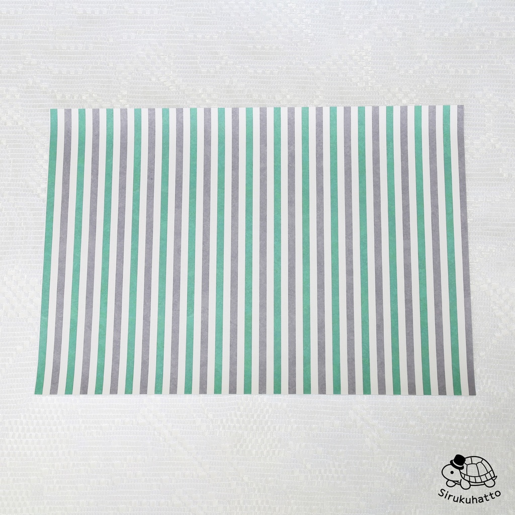 ロシアンブルーカラーのデザインペーパー|ストライプ柄