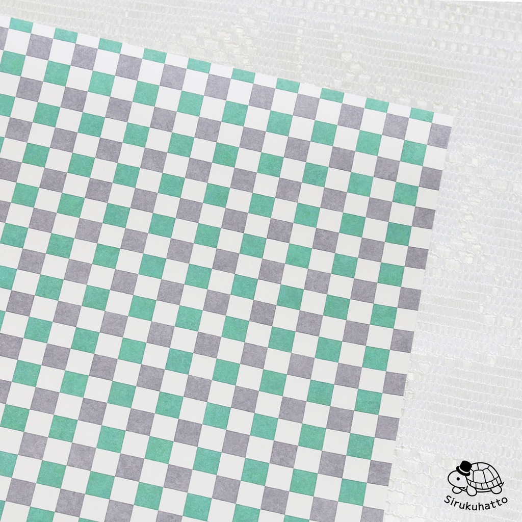 ロシアンブルーカラーのデザインペーパー|タイル柄