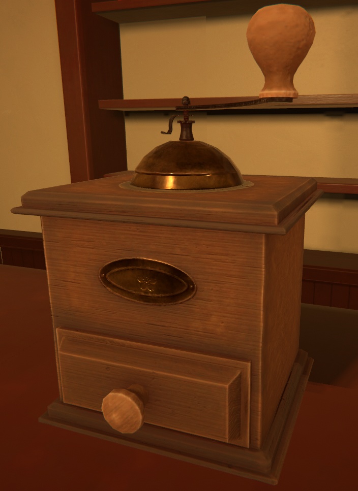 Coffee Grinder Low Poly