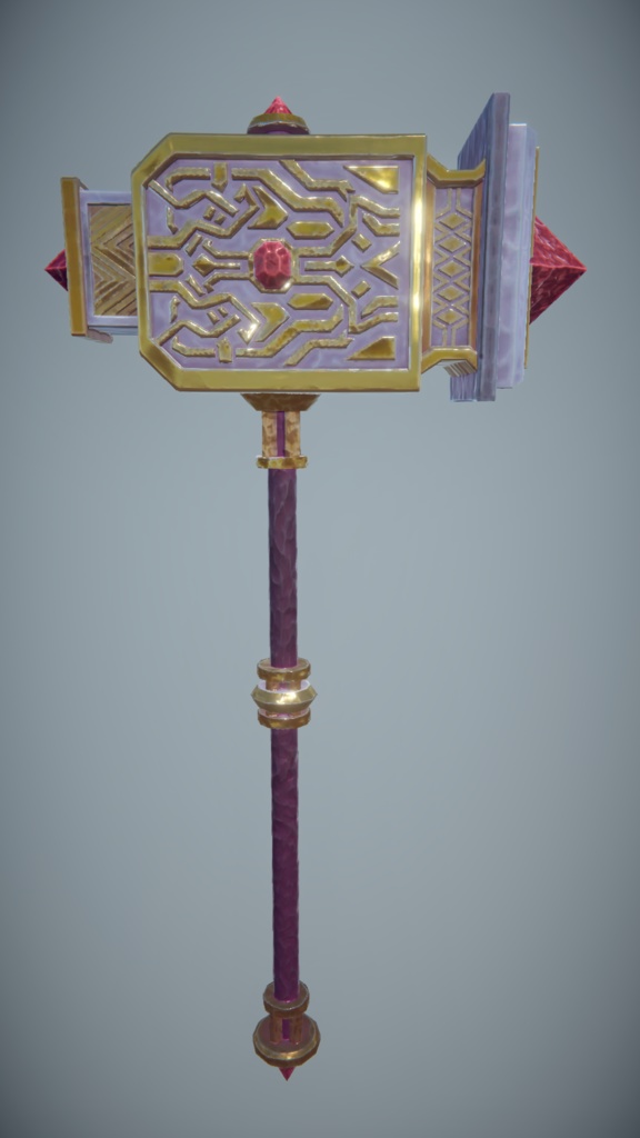 Stylized Warhammer LowPoly (6 colors)