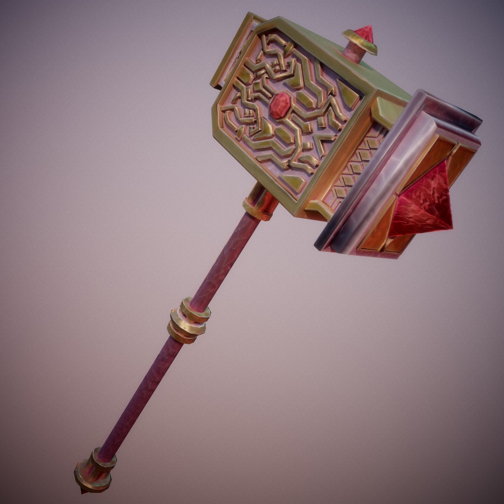 Stylized Warhammer LowPoly (6 colors)