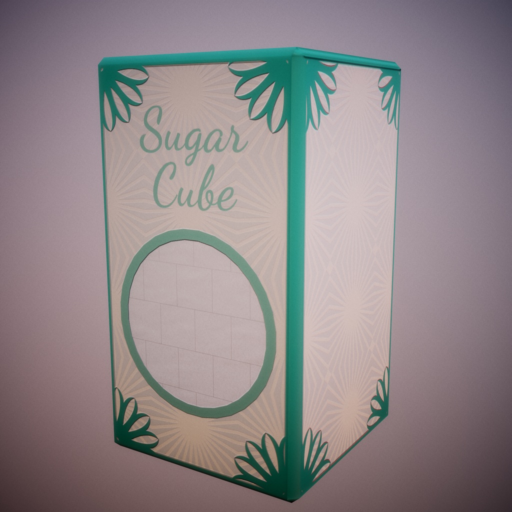 Sugar Box Low Poly