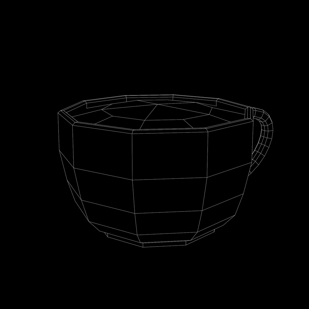 Coffee Cup Low Poly