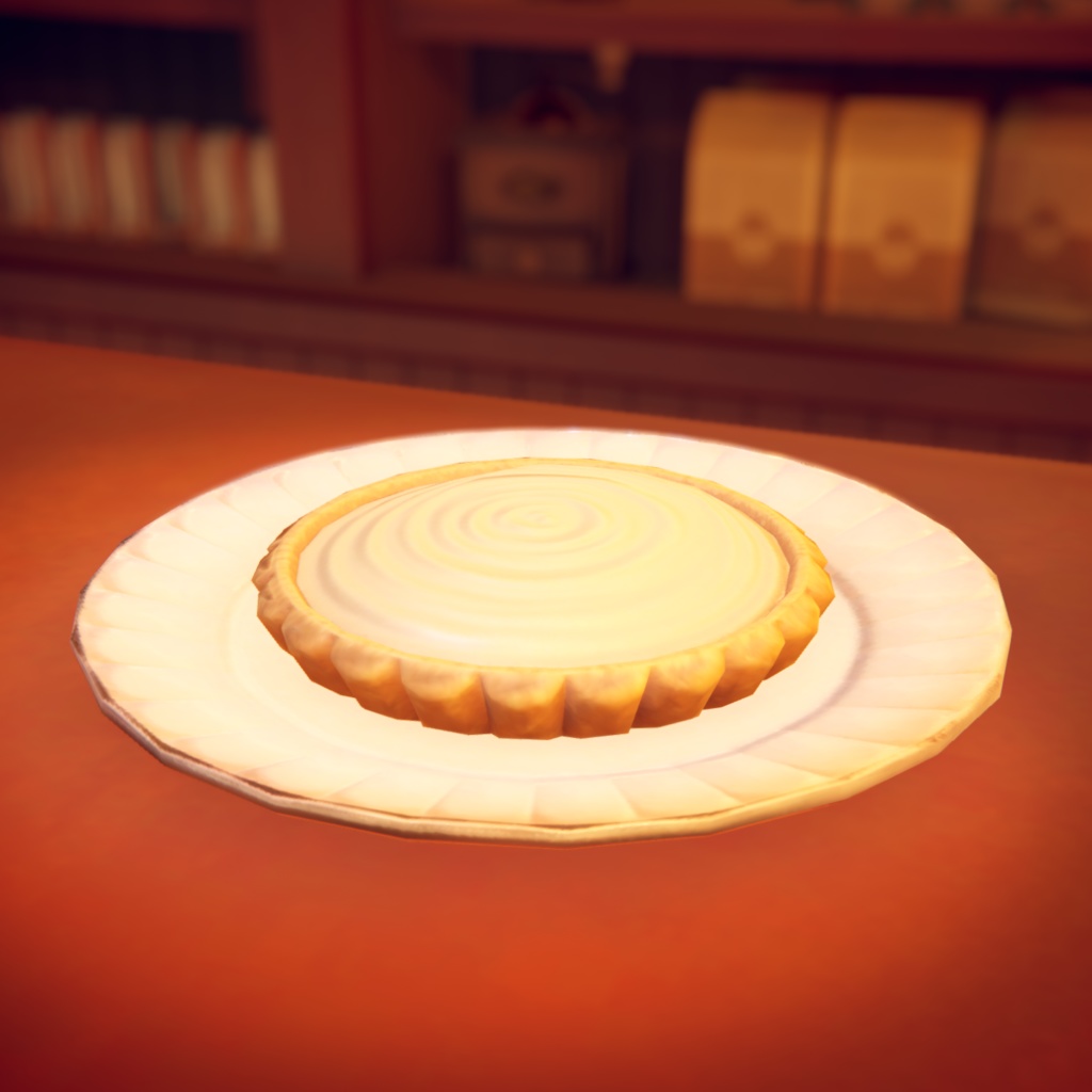 Strawberry Pie Low Poly