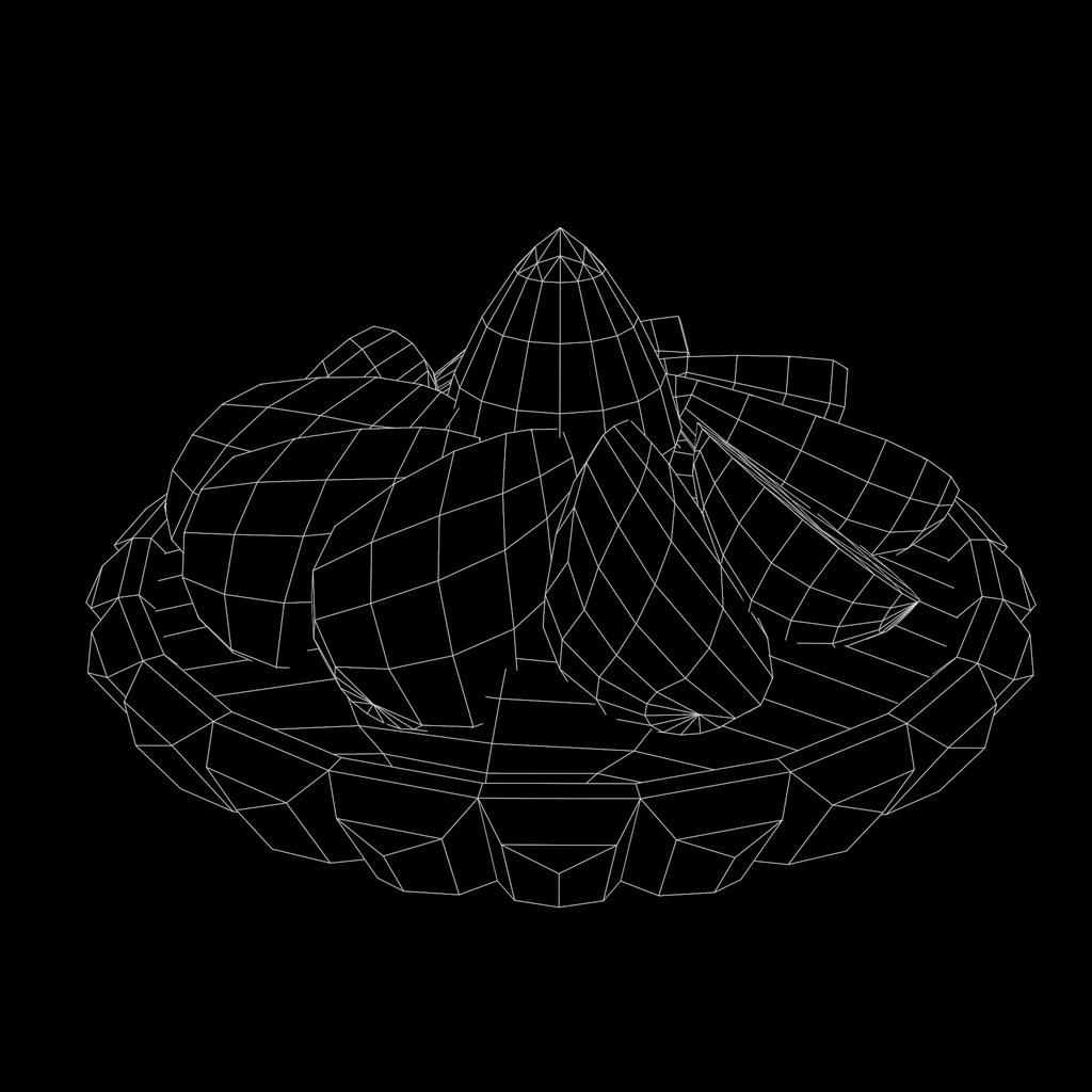 Strawberry Pie Low Poly