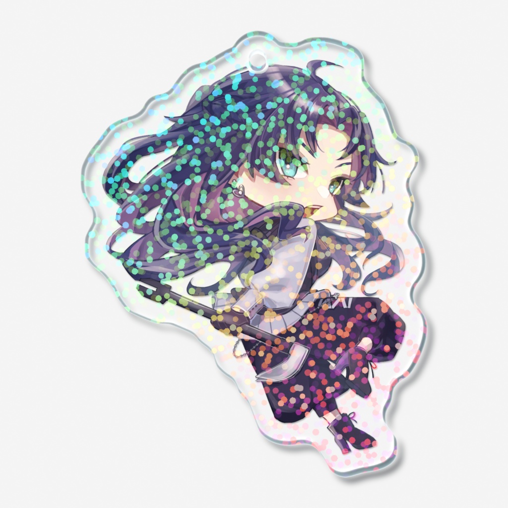 -狂執事-SD七崎 ホログラムアクキー