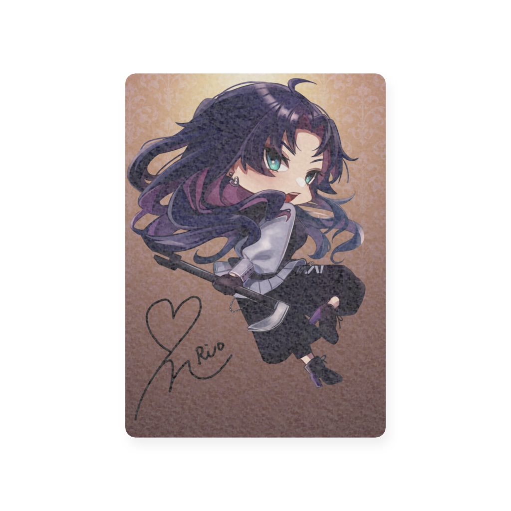 -狂執事-七崎リオ ホログラムトレカ セリフ付