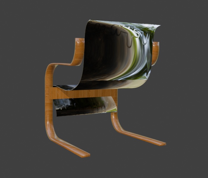 3D「椅子(5点セット)」