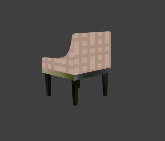 3D「椅子(5点セット)」