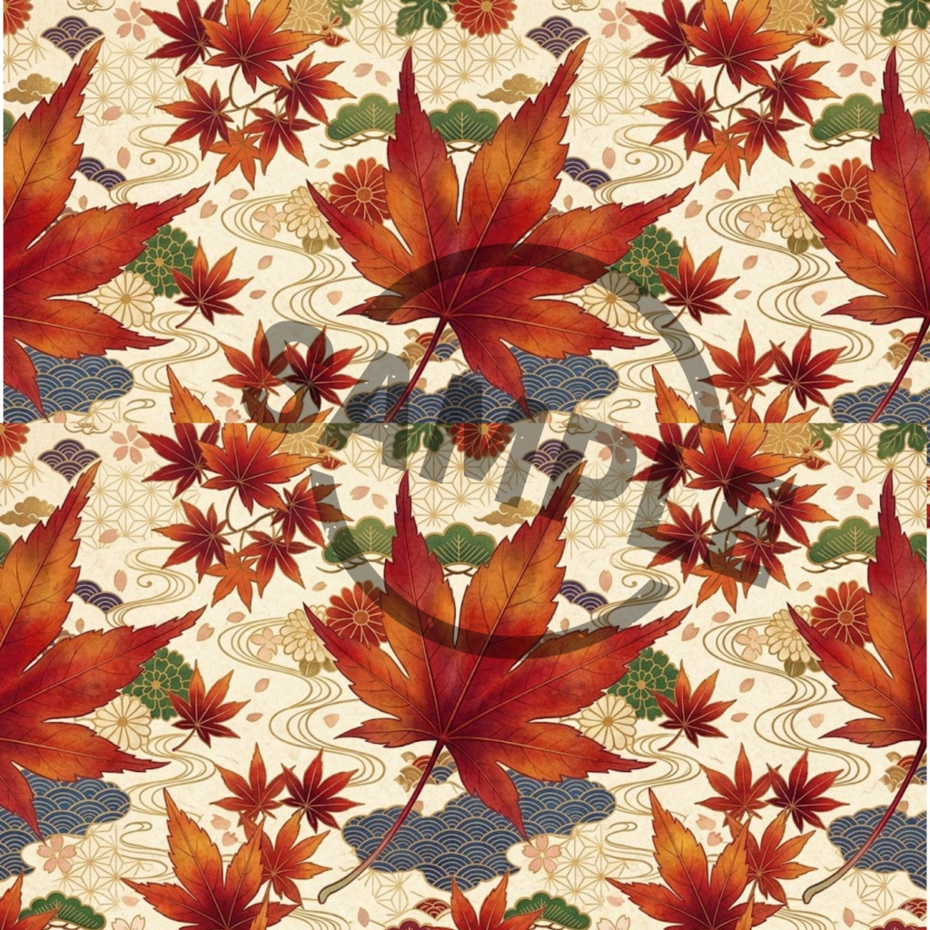 日本の伝統美を彩る 和柄デジタルペーパー~Japanese Traditional Pattern Digital Paper Pack - 10 Patterns~