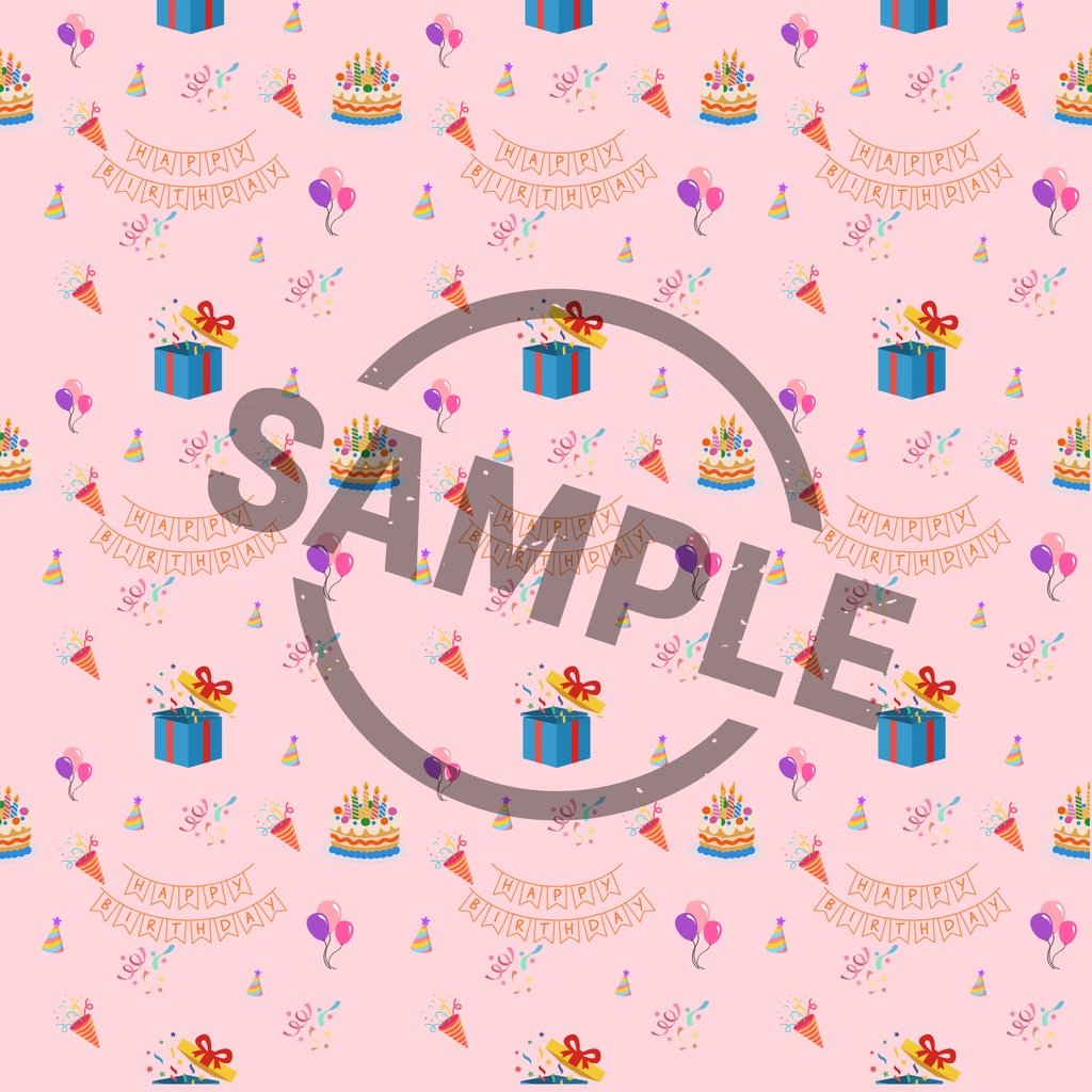 誕生日・お祝いのラッピング・ハンドメイド商品のパッケージに!デジタルペーパー10枚セット