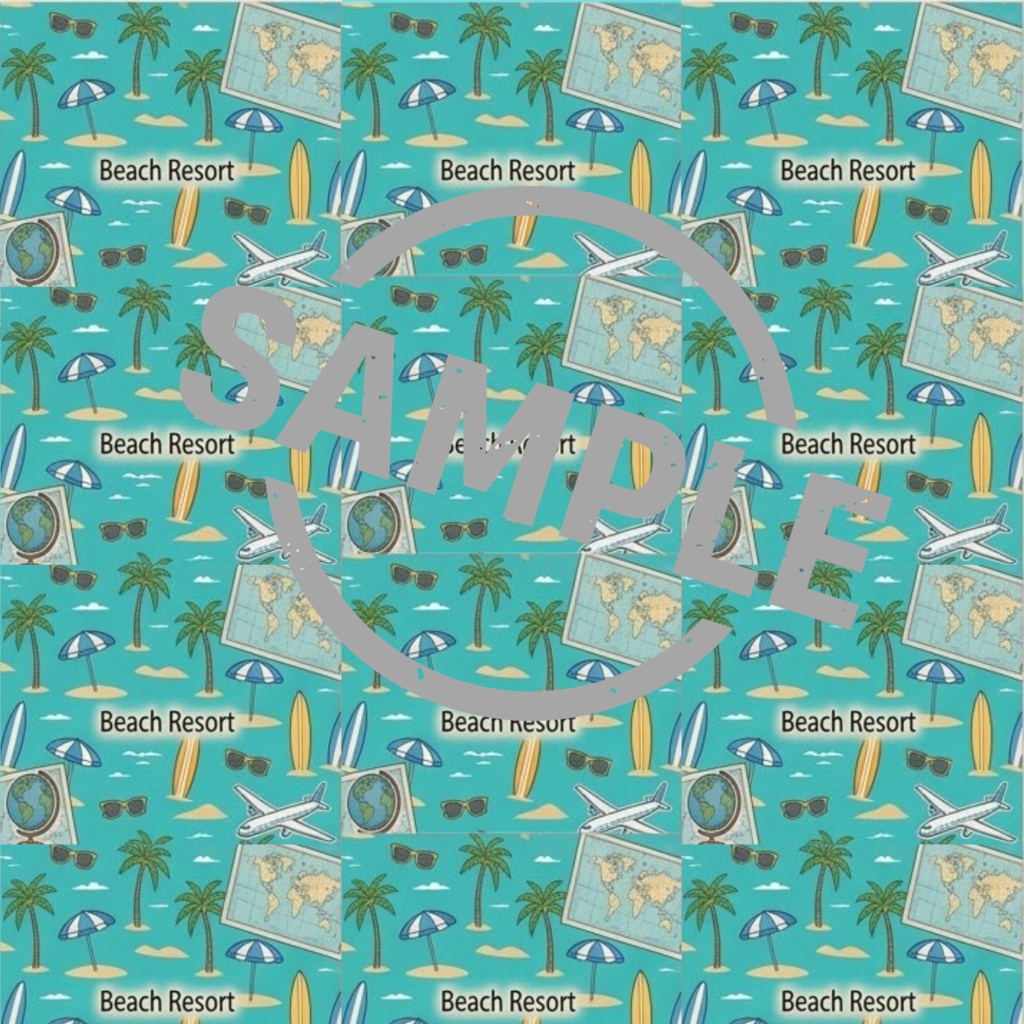 【8枚セット】ヴィンテージトラベル | 手帳コラージュ・ラッピング用 Vintage Travel Digital Paper Pack - Set of 8 Printable Sheets