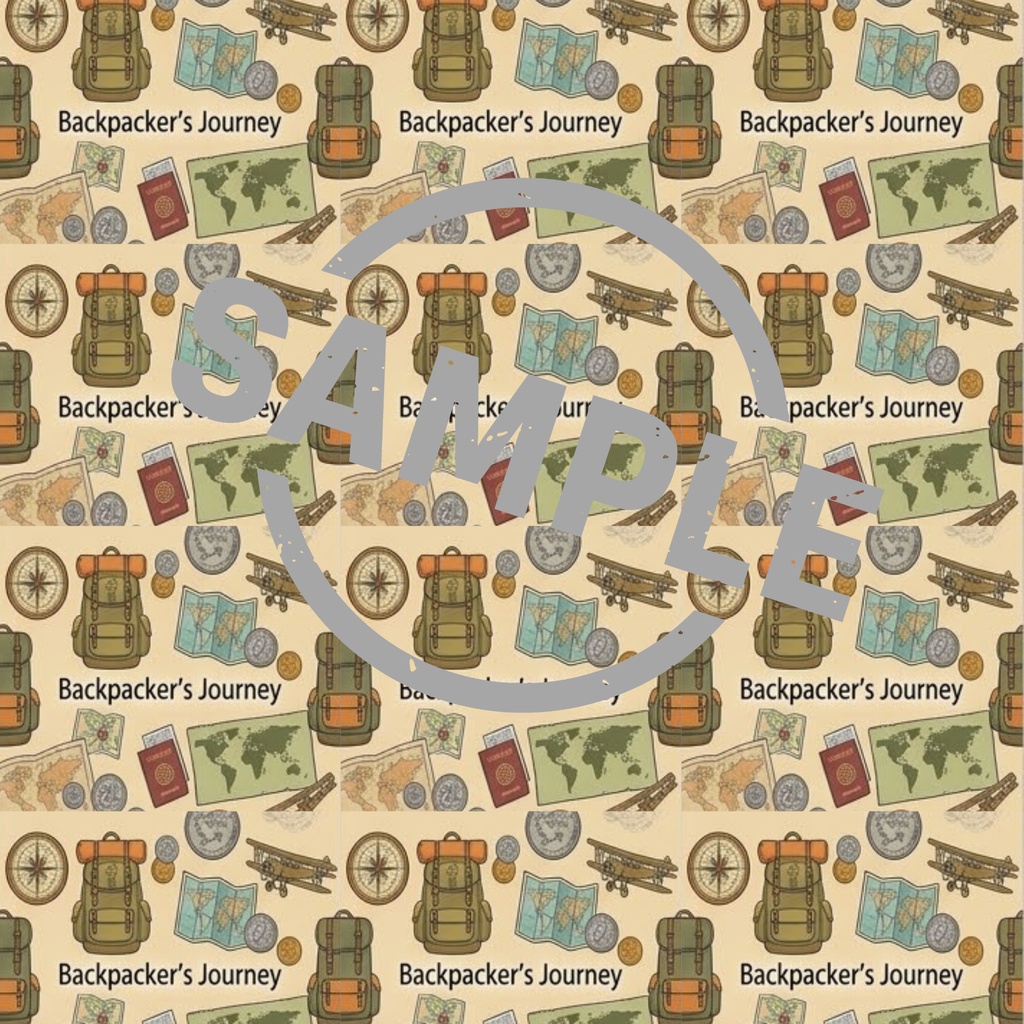 【8枚セット】ヴィンテージトラベル | 手帳コラージュ・ラッピング用 Vintage Travel Digital Paper Pack - Set of 8 Printable Sheets