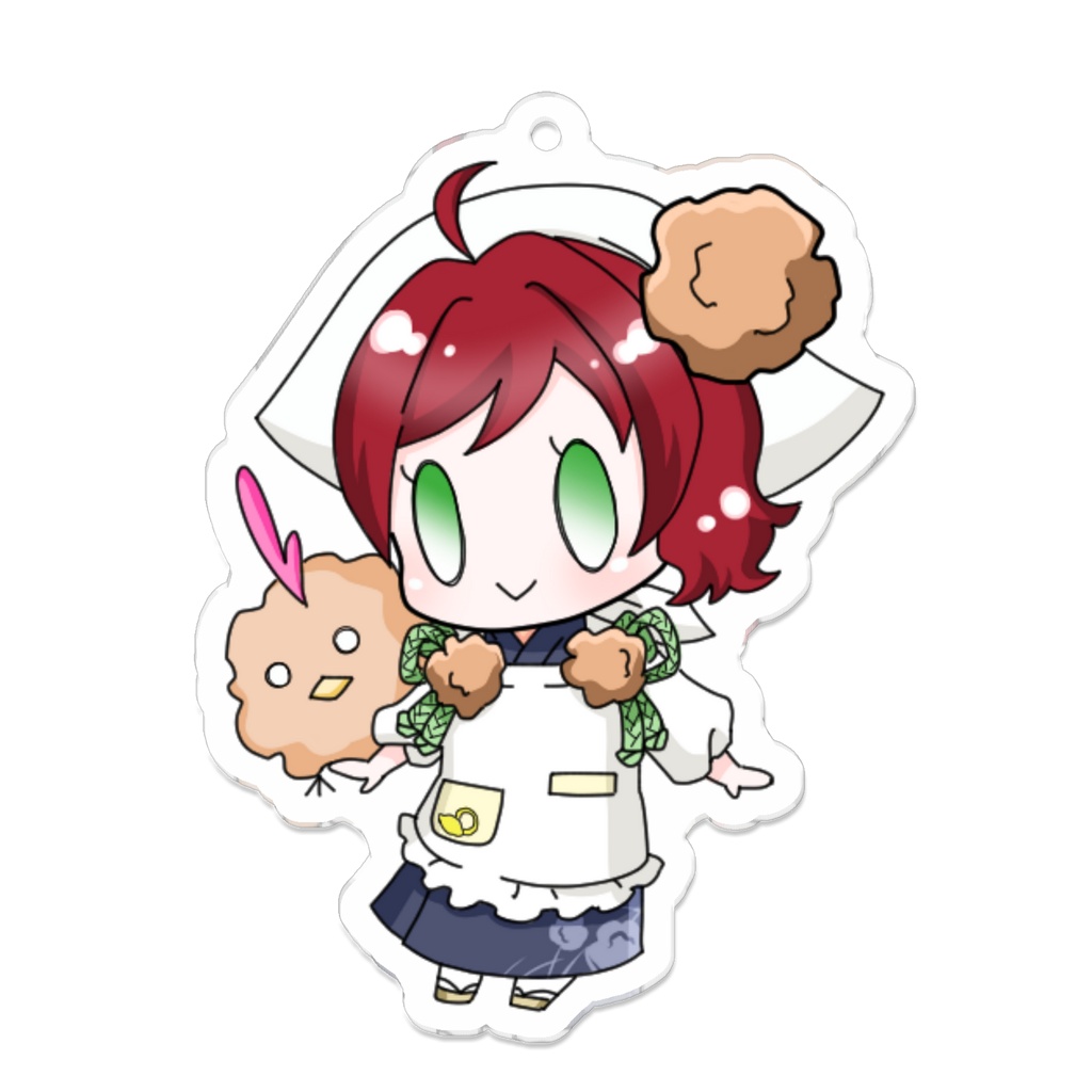 あげこ_アクリルキーホルダー