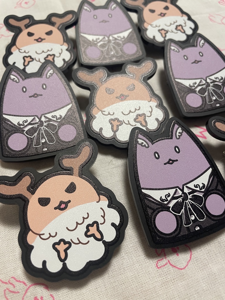 バッジクリップ2種セット