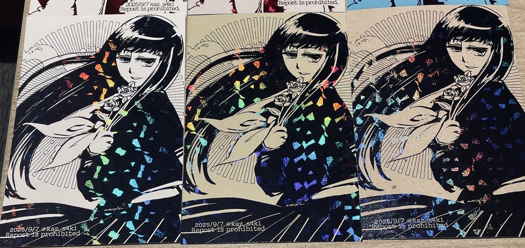 箔ポスカセット 2絵柄×各3種