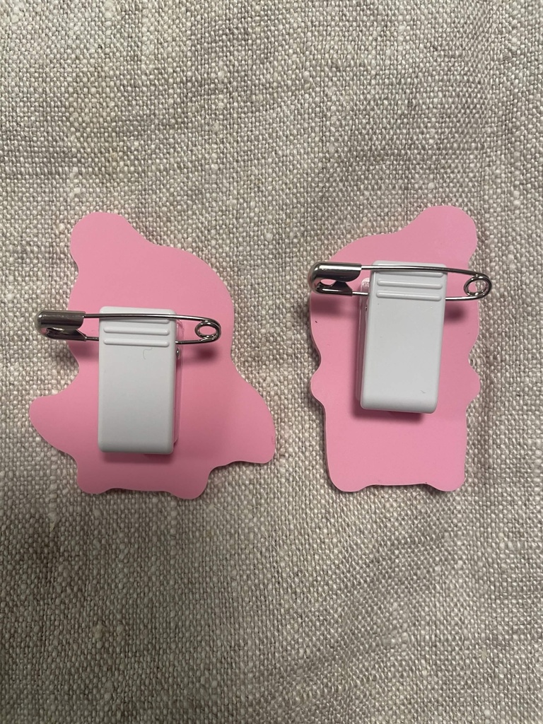 ちゃつみクリップバッジ 2種セット