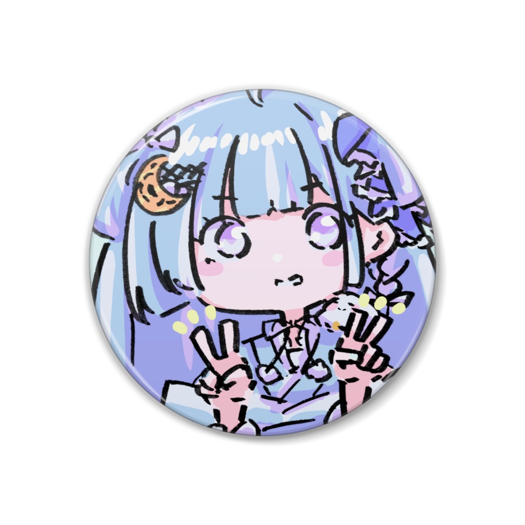 Wピースういバッジ