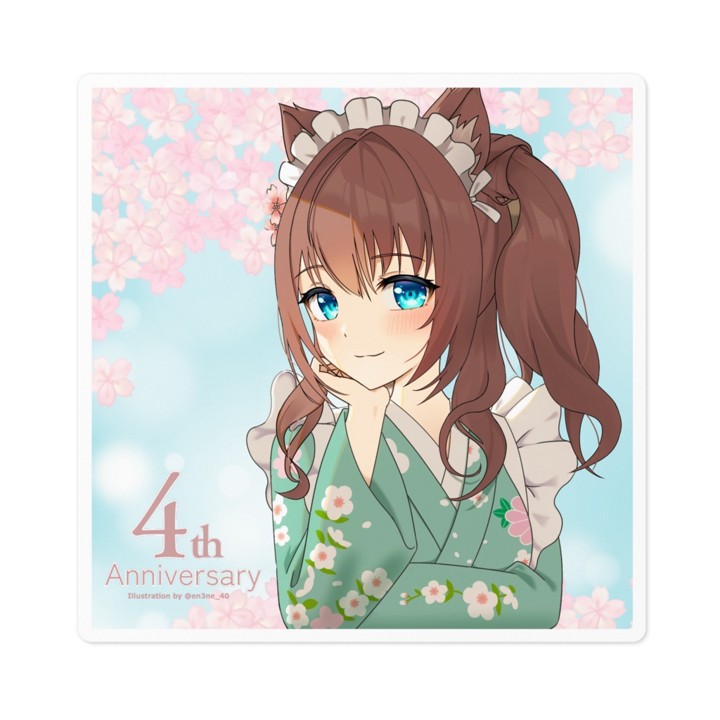 4周年記念♡ ステッカー　4th Anniversary sticker