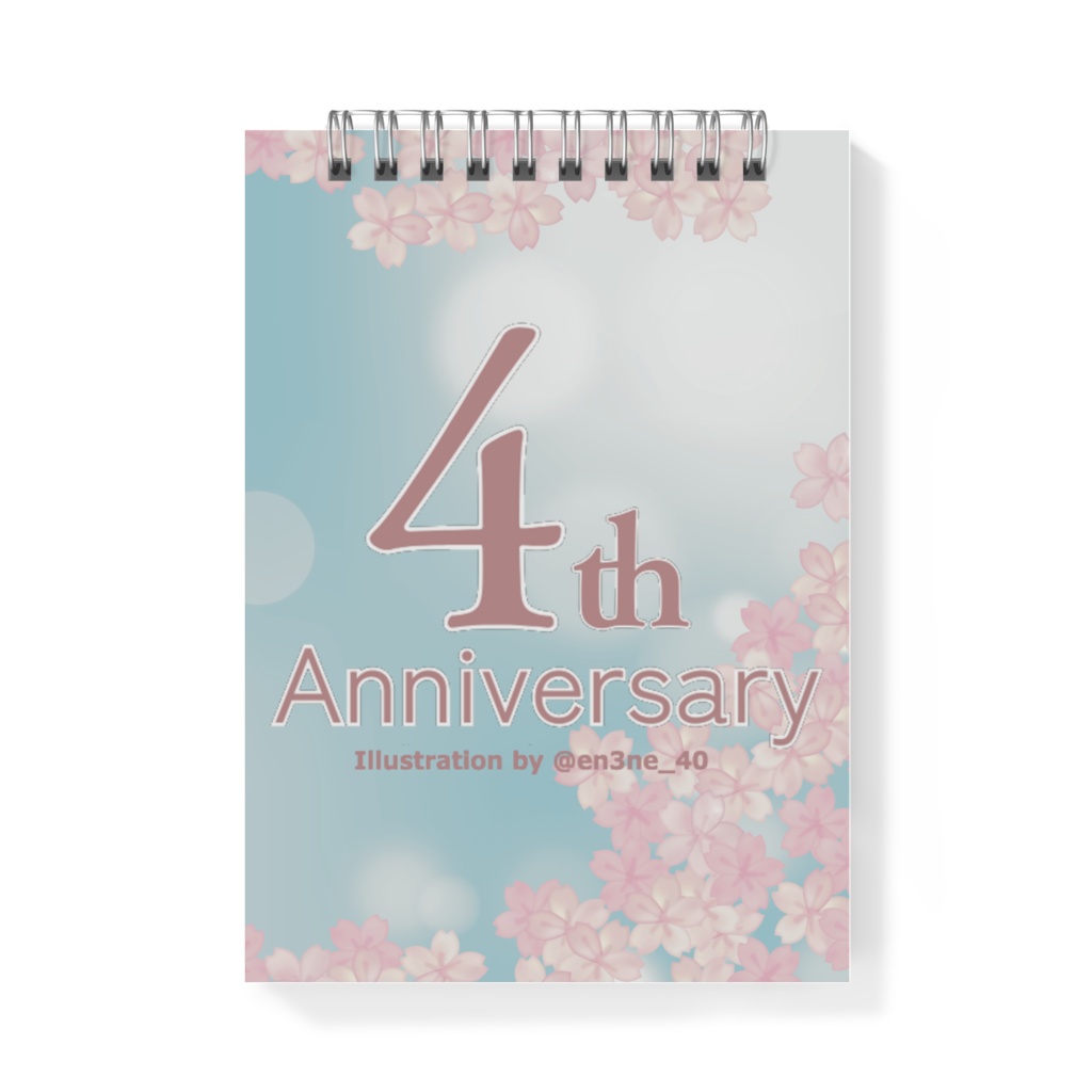 4周年記念♡メモ帳 4th Anniversary memo pad