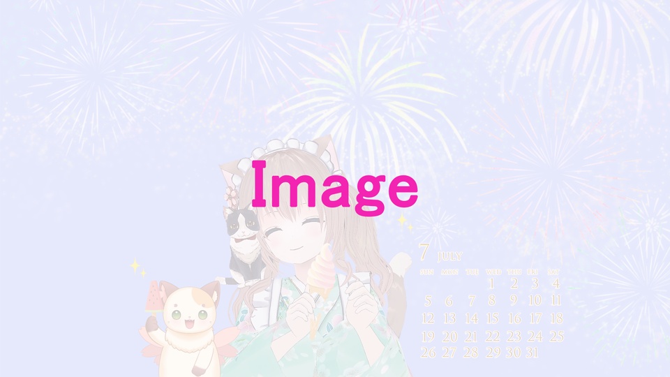 【2026年7月 July】Wallpaper for PC✨PC用の壁紙