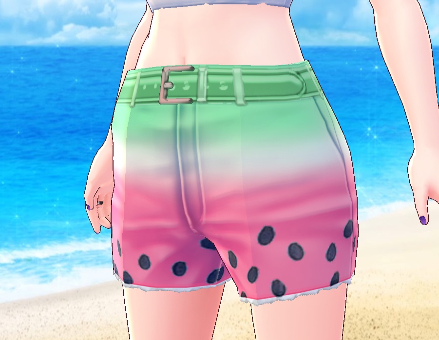 VRoid Shorts Watermelon Hotpants Texture (Free)