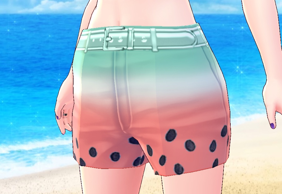 VRoid Shorts Watermelon Hotpants Texture (Free)