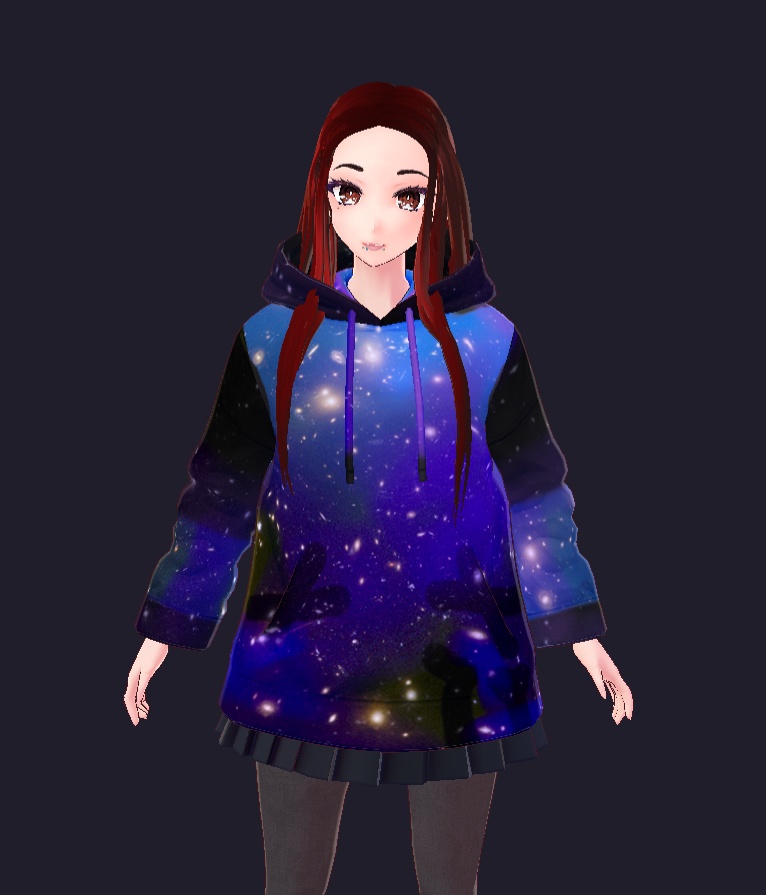 VRoid Galaxy Hoodie Texture (Free)