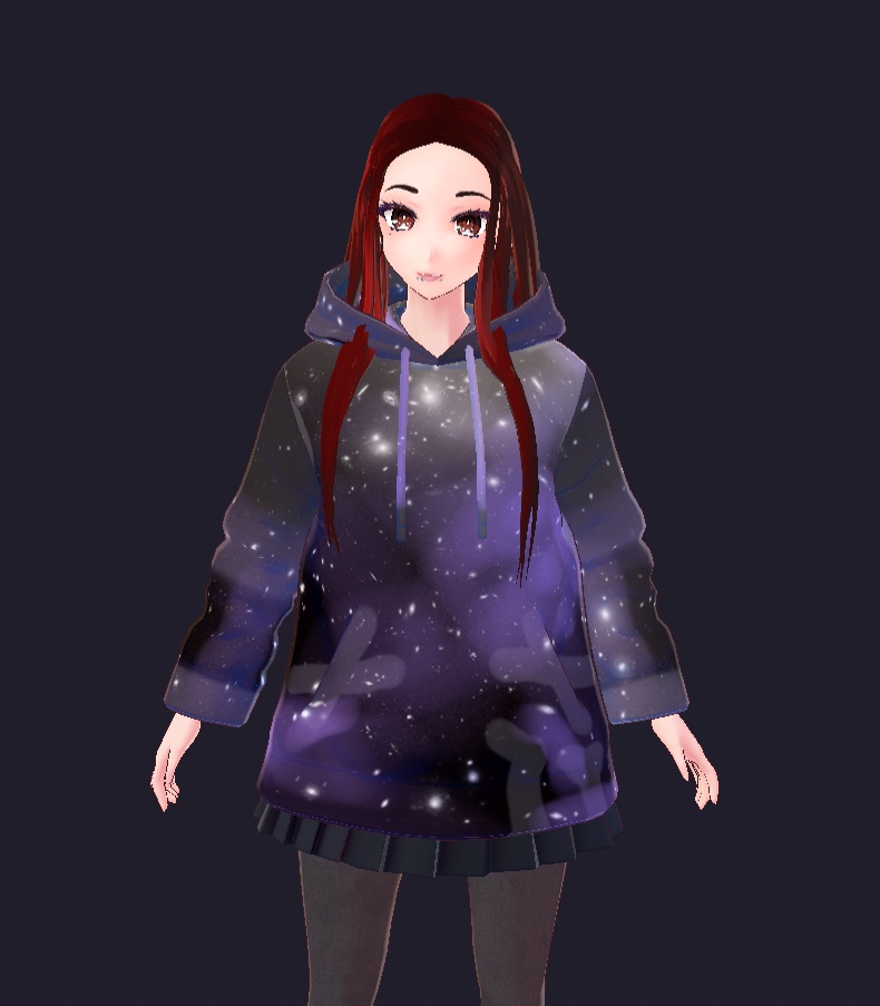 VRoid Galaxy Hoodie Texture (Free)