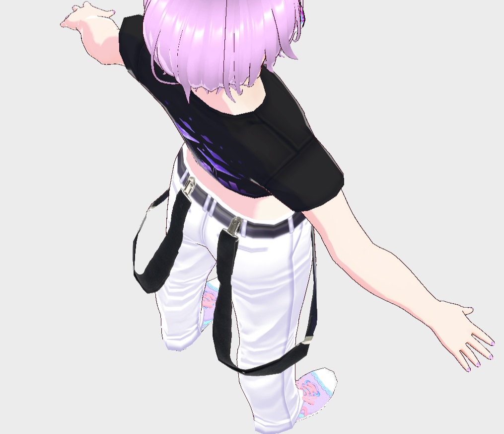 Free VRoid Fashion-Suspenders for Pants
