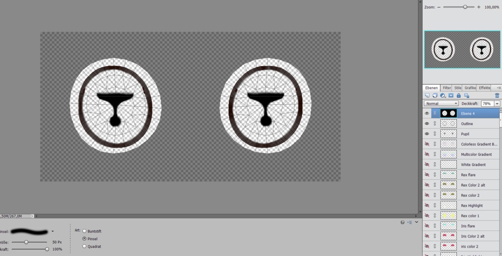 Hypnosis Mic VRoid Iris Set + PSD for easy Custom Eyes (25 FREE Eye Textures)