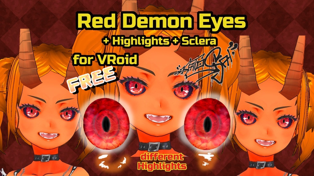VRoid Demon Eyes [free]