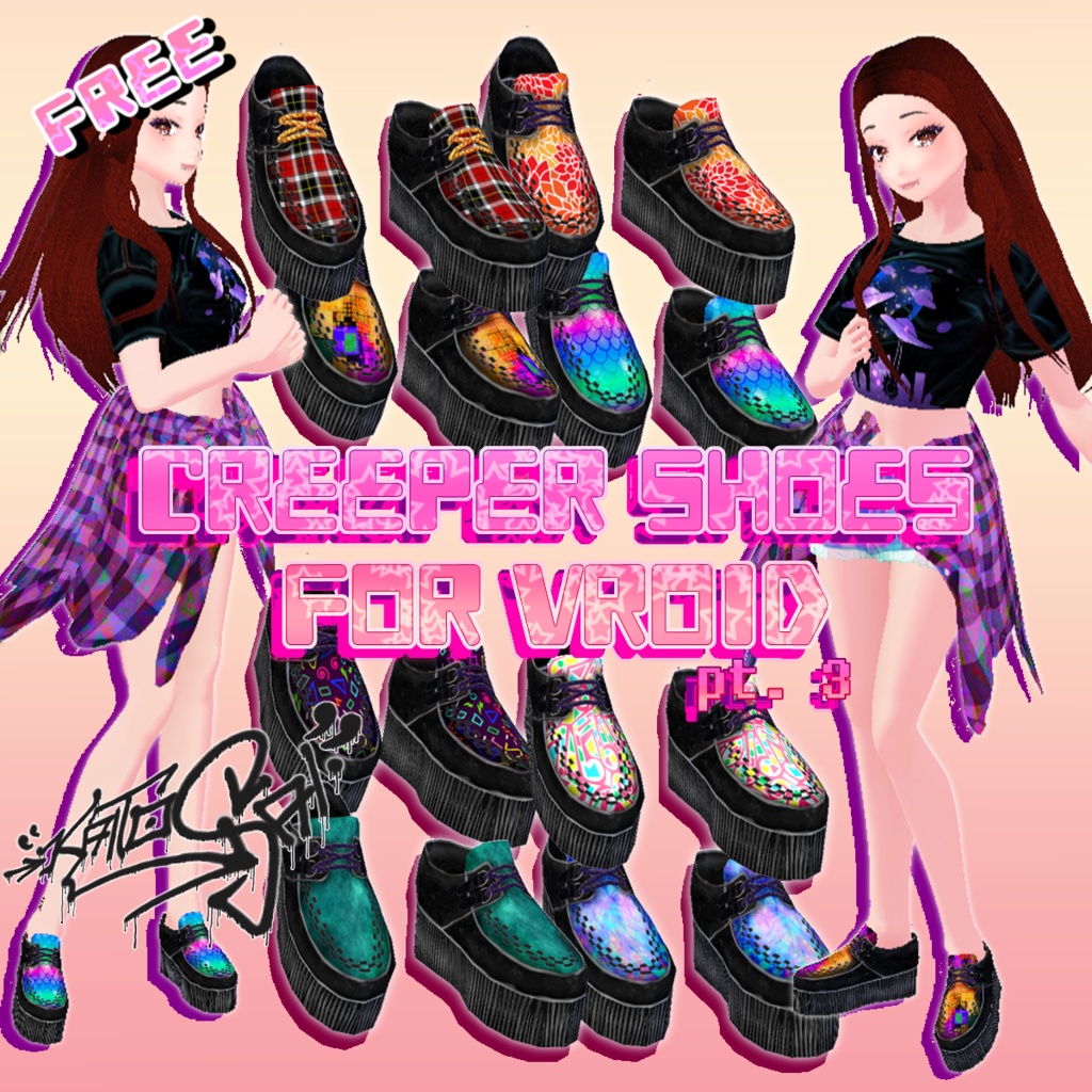 Black Suede Creeper Plattform Shoes ♡Gothic/Alternative/Rockabilly/Grunge Fashion♡ FREE