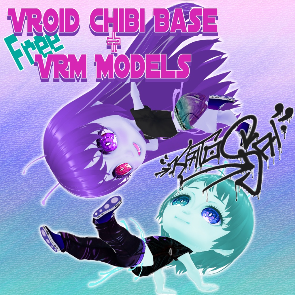 Bean Aliens | Free Chibi Base Models (VRoid + VRM)