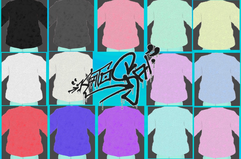 FREE Fluffy Fuzzy Pastel Sweaters for Vroid