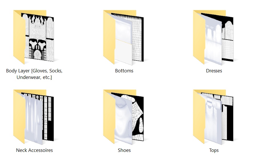 VRoid Stable Preset and Base Texture Collection Mega-pack + Beta Converted Skins