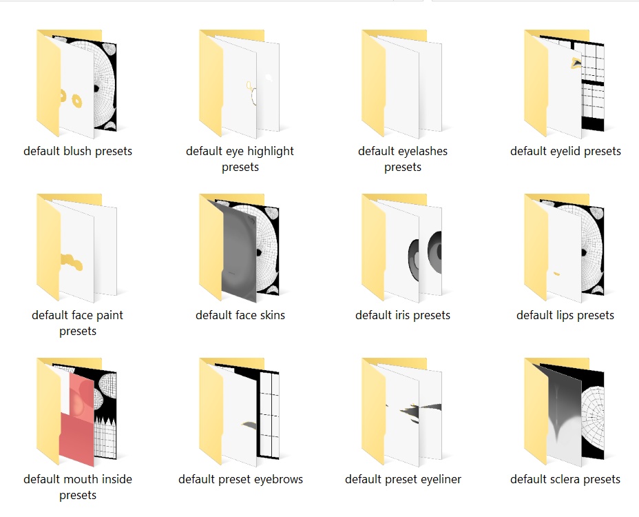 VRoid Stable Preset and Base Texture Collection Mega-pack + Beta Converted Skins